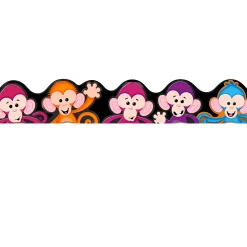 Colorful Monkey Classroom Border Trimmer -39 ft
