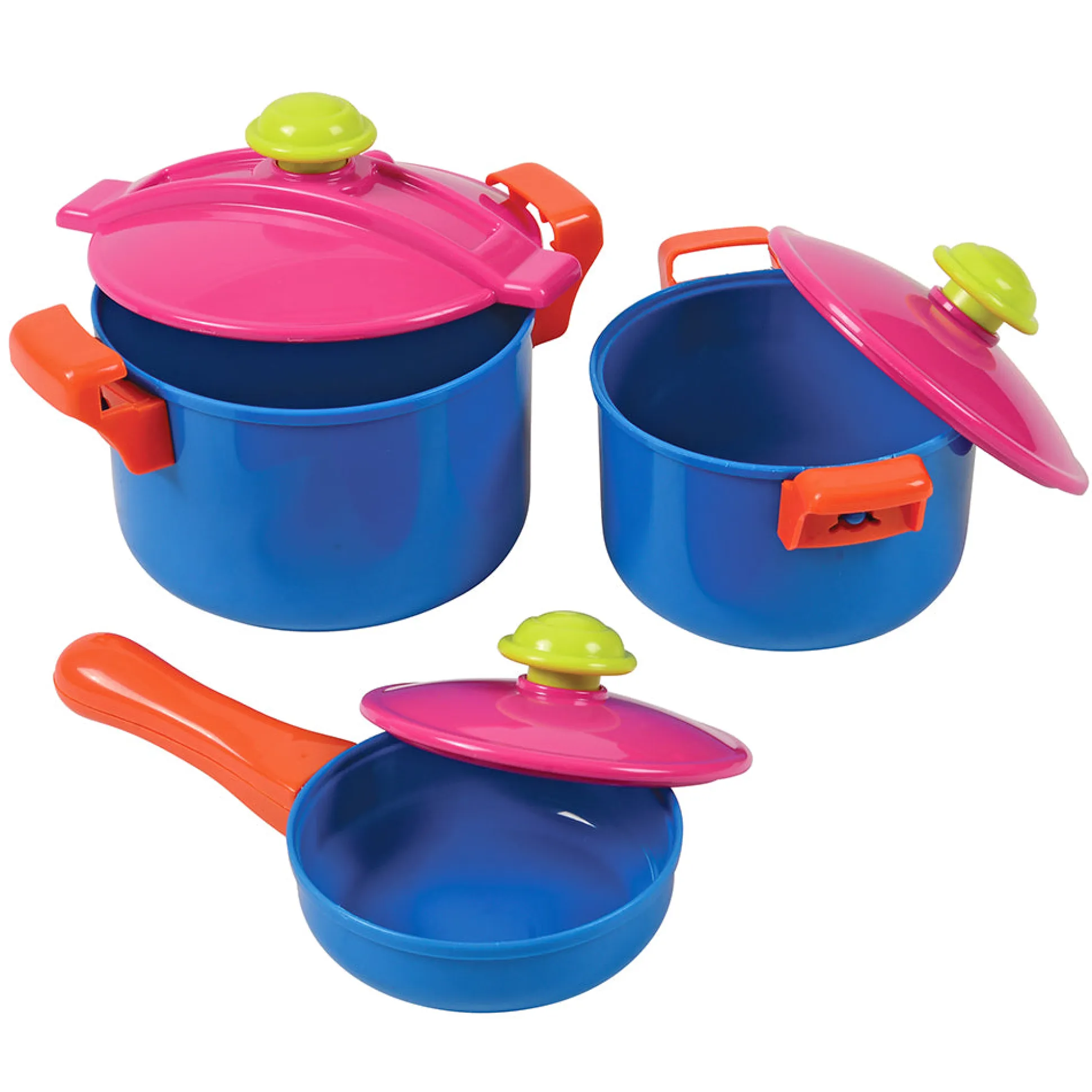 Color-Fun Play Dishes & Cookware Set – 39 Pieces