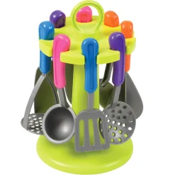 Color-Fun Play Dishes & Cookware Set – 39 Pieces