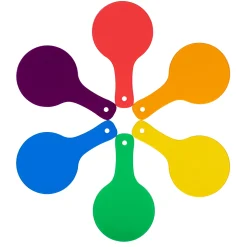 Color Paddles / Set of 2
