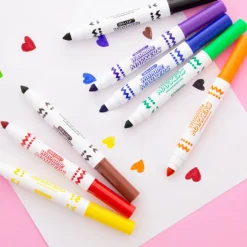 8 Colors Broad Line Jumbo Washable Markers