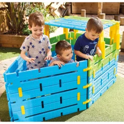 Constructa Den Building Set | 76 Piece Fort, Shelter & Hideaway Construction Toy