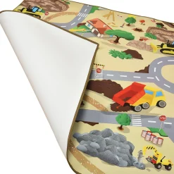 Construction Road Play Mat – Wipe Clean Surface