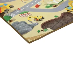 Construction Road Play Mat – Wipe Clean Surface