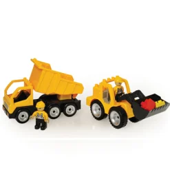 Construction Truck Set with 2 Figures