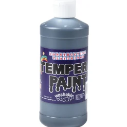 Constructive Playthings® Black Washable Tempera Paint - Pint