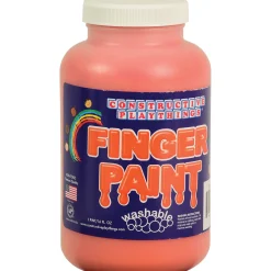 Constructive Playthings® Orange Washable Finger Paint - Pint