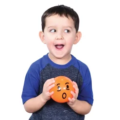 Constructive Playthings® 6-Piece Vinyl Expressive Balls Set | Emotional Development Aid