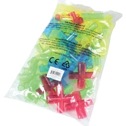 Constructive Playthings Translucent Pipe Builders - 80 PC