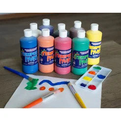 Constructive Playthings® Washable Tempera Paint - Set of 9 Pints