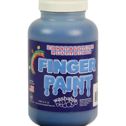 Constructive Playthings® Washable Finger Paints - Set of 6 Pints