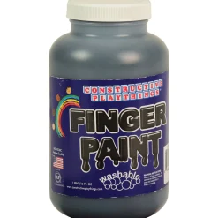 Constructive Playthings® Washable Finger Paints - Set of 6 Pints