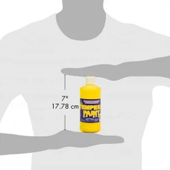 Constructive Playthings® Yellow Washable Tempera Paint - Pint