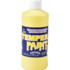 Constructive Playthings® Yellow Washable Tempera Paint - Pint