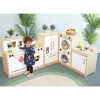 Contemporary Kitchen White Refrigerator | Pretend Play Fridge with Realistic Details