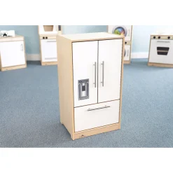 Contemporary Kitchen White Refrigerator | Pretend Play Fridge with Realistic Details