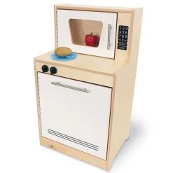 Contemporary White Dishwasher & Microwave Combo | Preschool Pretend Play Kitchen Appliance