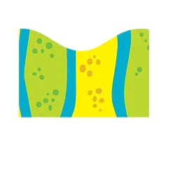 Cool Stripes Scalloped Trimmer