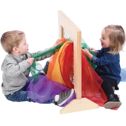 Creative Weaving Frame Set | Complete Classroom Kit with Wooden Frame, Scarves & Noodles