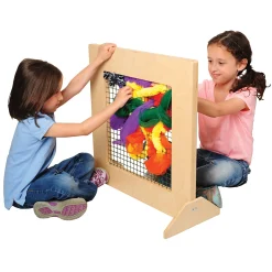 Creative Weaving Frame Set | Complete Classroom Kit with Wooden Frame, Scarves & Noodles