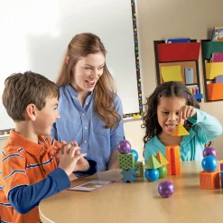 Critical Thinking Puzzle Game for Kids – 20 Activity Cards & Multicolor Blocks – Spatial Reasoning, Pattern Matching & STEM Learning, Ages 5-13
