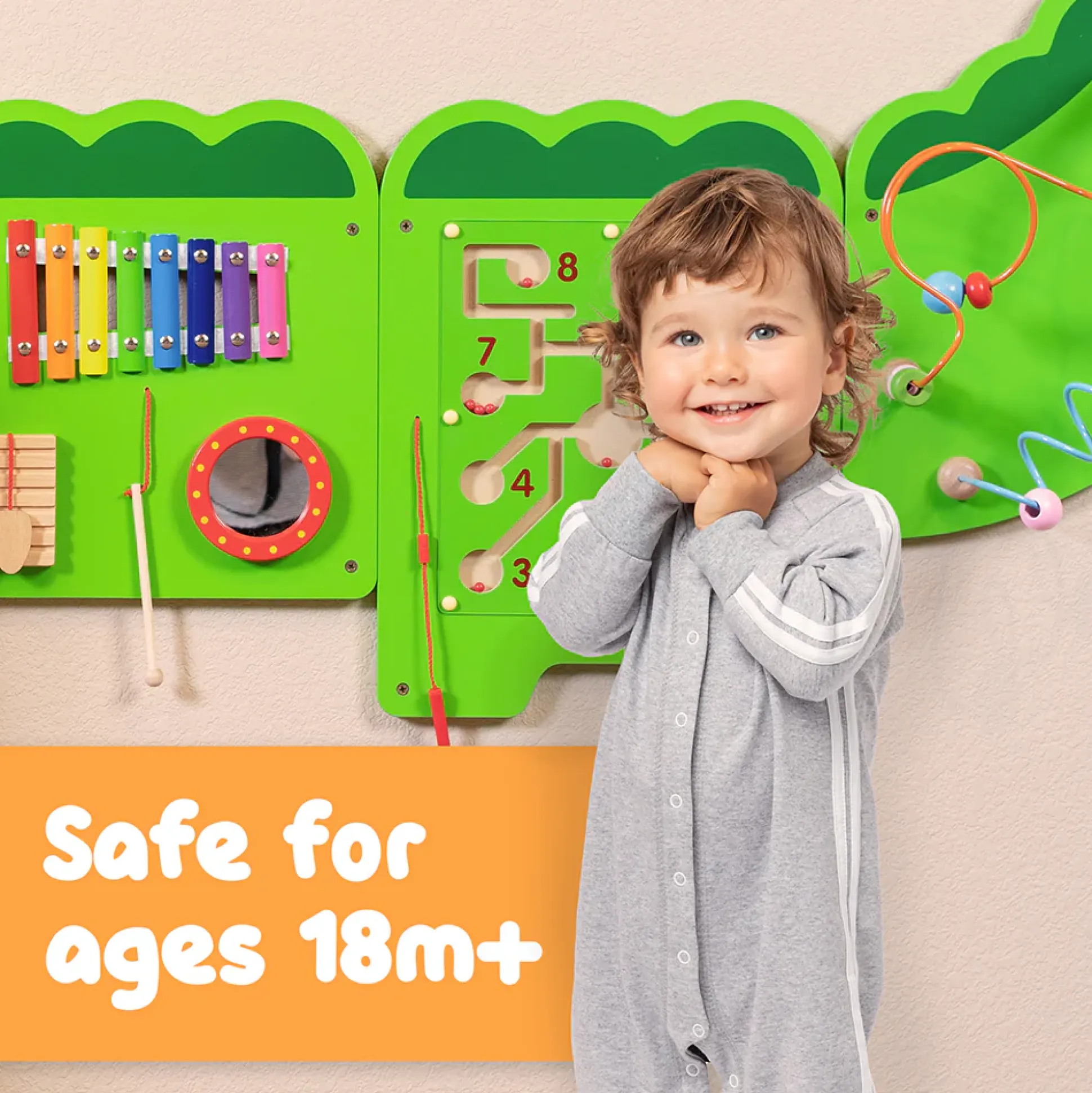 Crocodile Activity Wall Panel