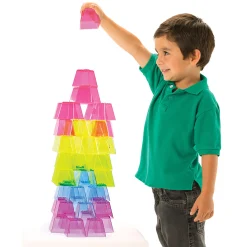 Crystal Color Stacking Cups