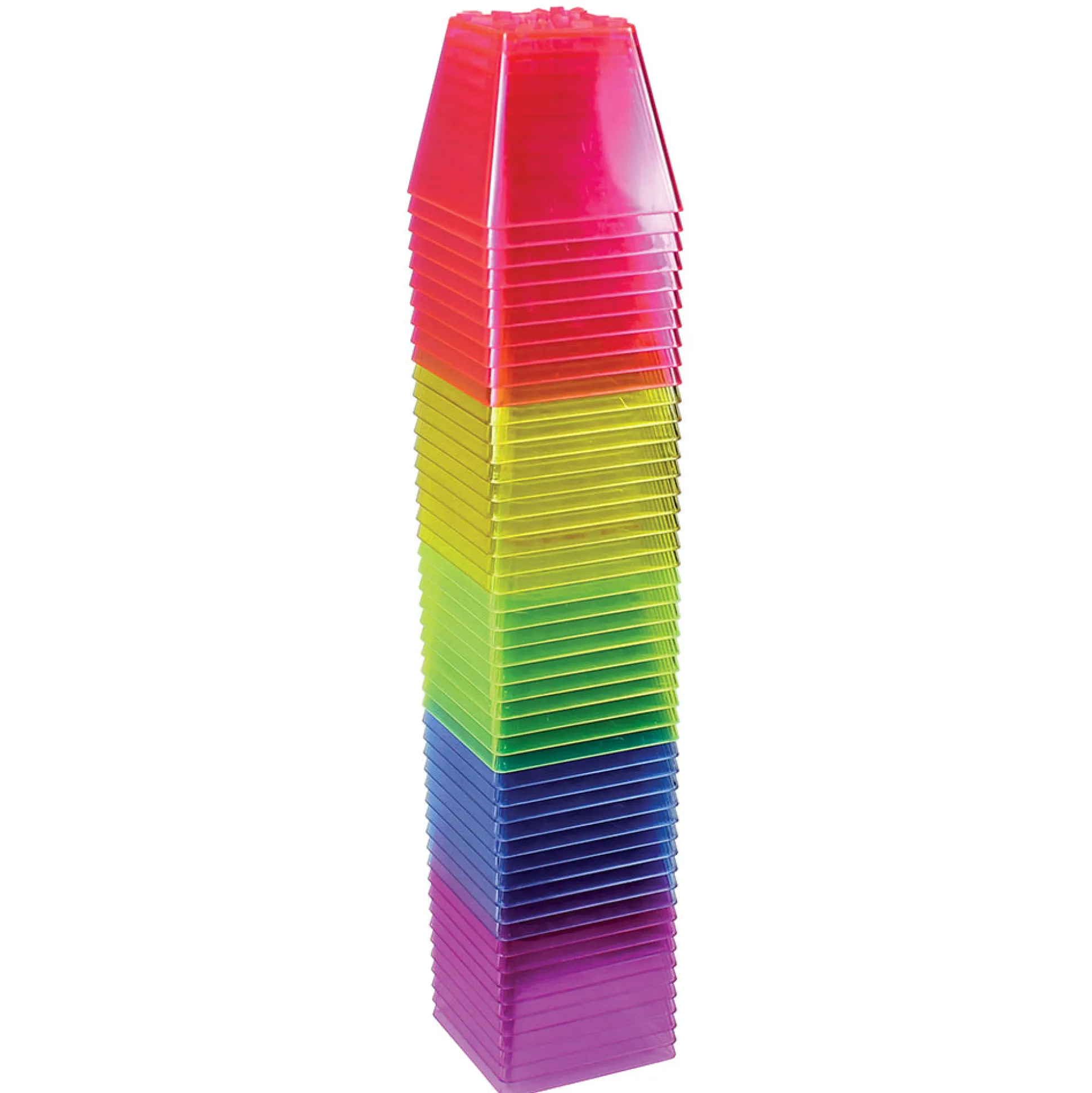 Crystal Color Stacking Cups