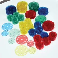 Crystal Connectors Building Discs – 300-Piece Translucent STEM Construction Set for Kids Ages 3+