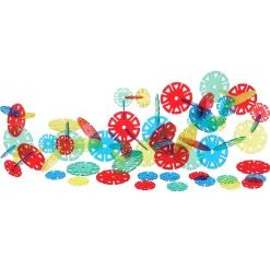 Crystal Connectors Building Discs – 300-Piece Translucent STEM Construction Set for Kids Ages 3+