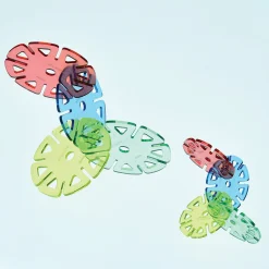 Crystal Connectors Building Discs – 300-Piece Translucent STEM Construction Set for Kids Ages 3+