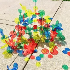 Crystal Connectors Building Discs – 300-Piece Translucent STEM Construction Set for Kids Ages 3+