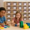 25-Cubbie Birch Storage Unit | Classroom Tote Organizer