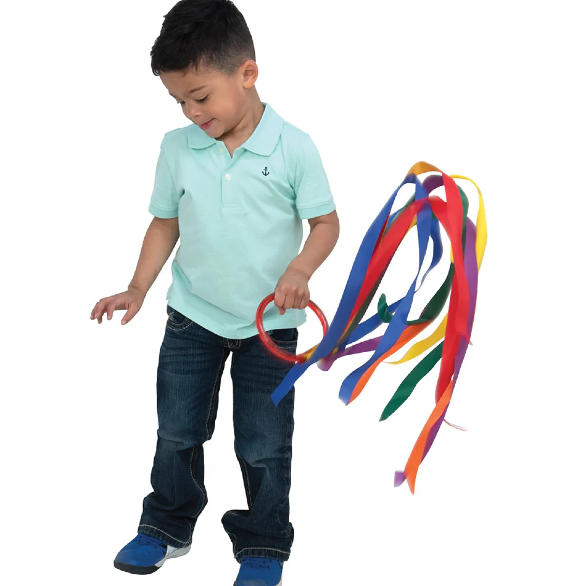 Dancing Ribbons Set | 6 Colorful Streamers with Easy-Grip Rings