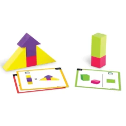 3D Building Puzzle Game for Kids – Spatial Reasoning, STEM Brain Teaser with Challenge Cards, Ages 5+