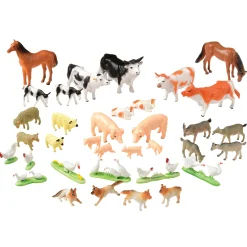 Deluxe Barnyard Playset | 100-Piece Farm Toy Set with Barn, Tractor, Animals & Figures