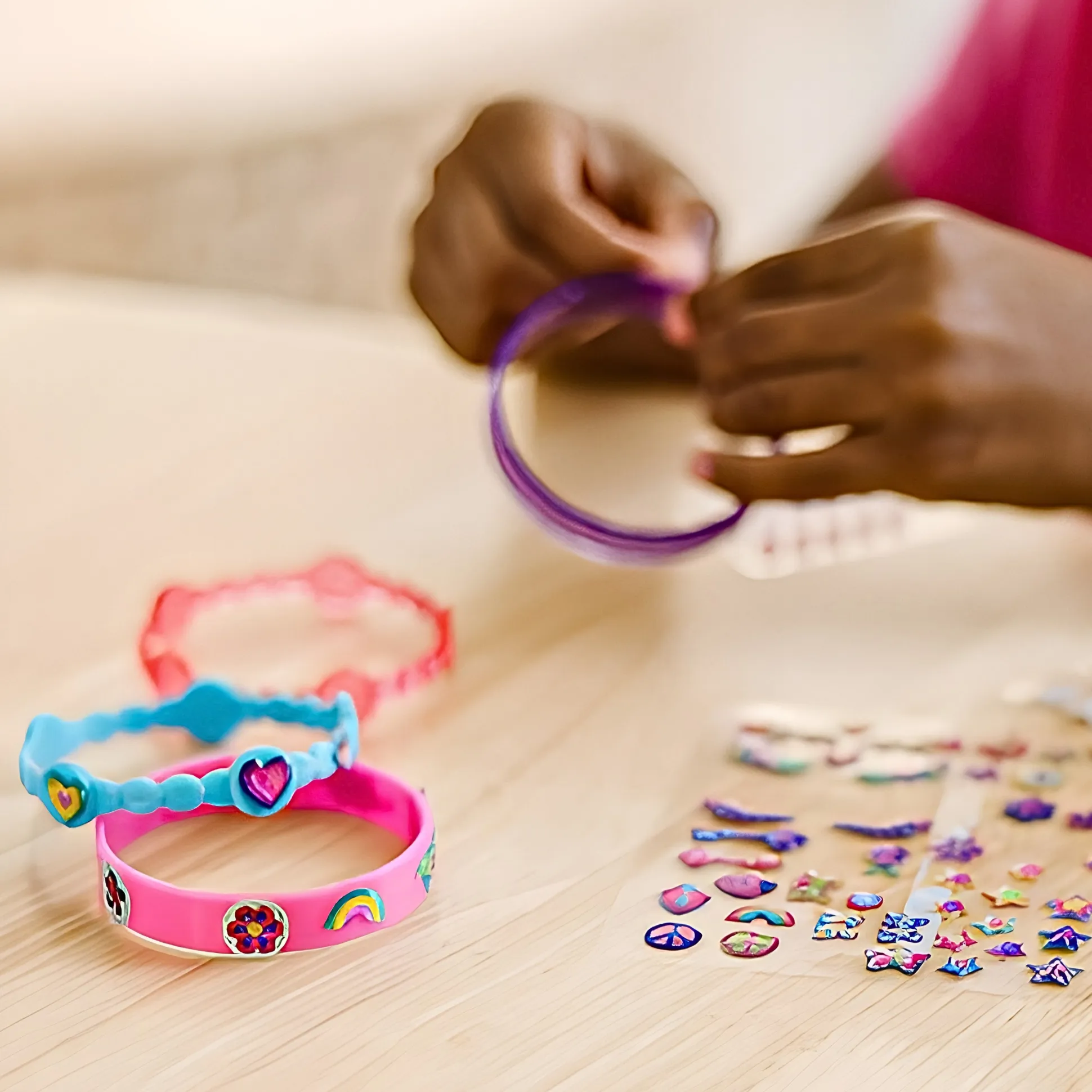 Design Your Own Bangle Bracelet Craft Kit – DIY Jewelry Making Set