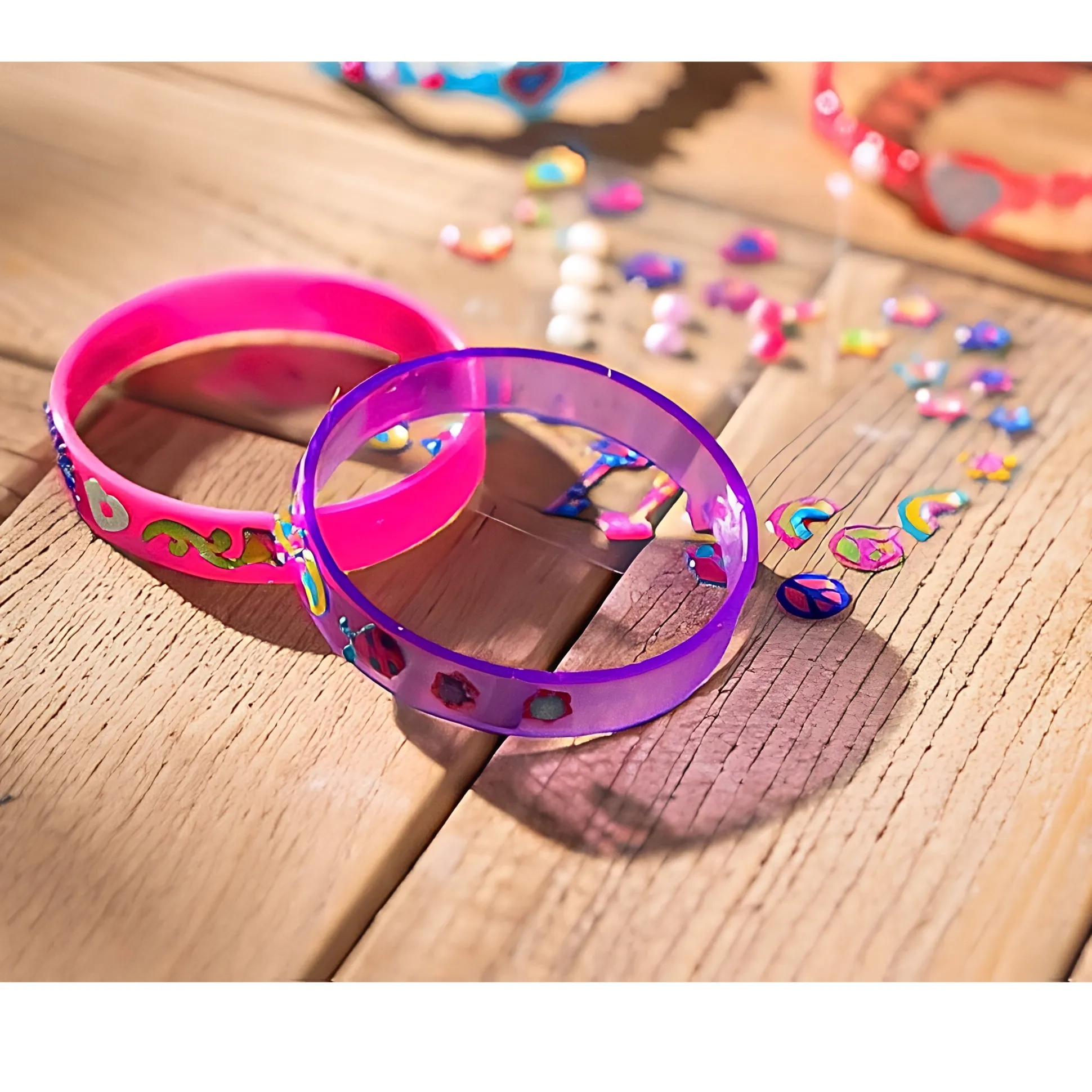 Design Your Own Bangle Bracelet Craft Kit – DIY Jewelry Making Set