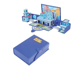 Die Cast Micro Racers Playset | 26 Vehicles & Pop-Up Cityscapes for Ages 3+