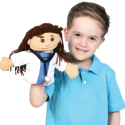 Diverse Careers Puppet Set | 6 Multi-Ethnic Hand Puppets