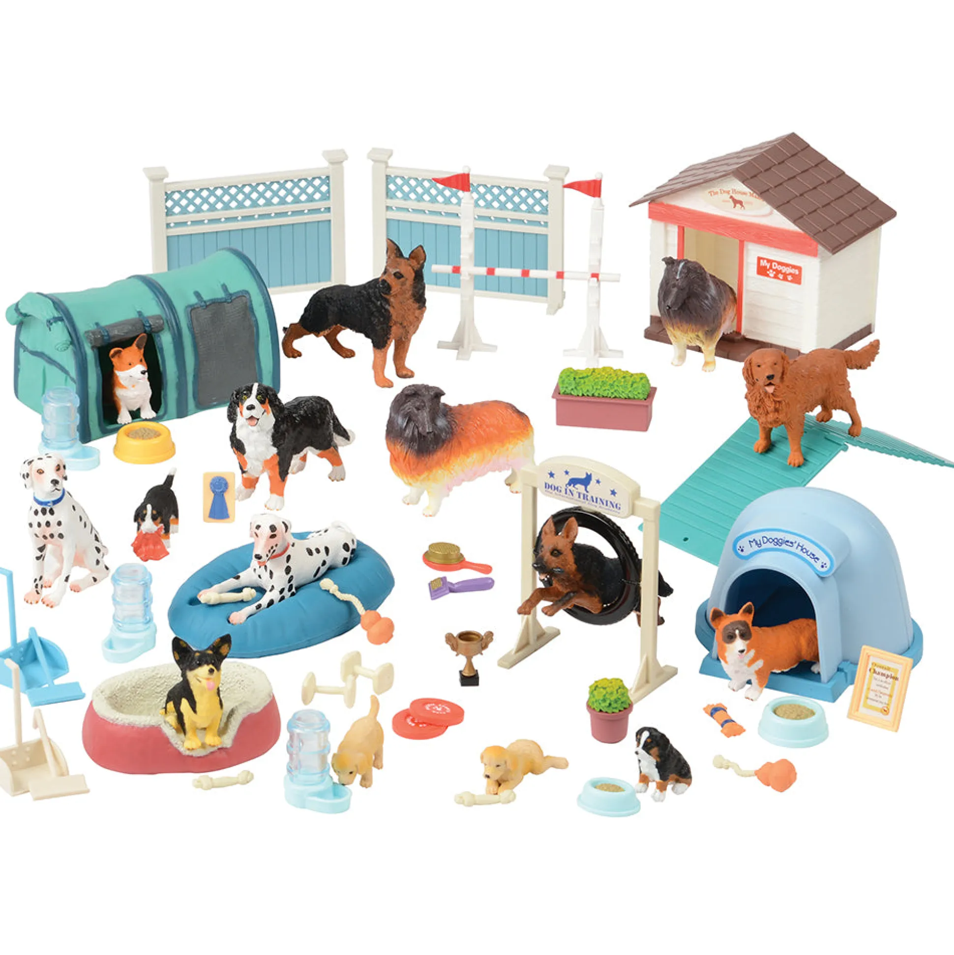 Dog Training Playset – 50-Piece