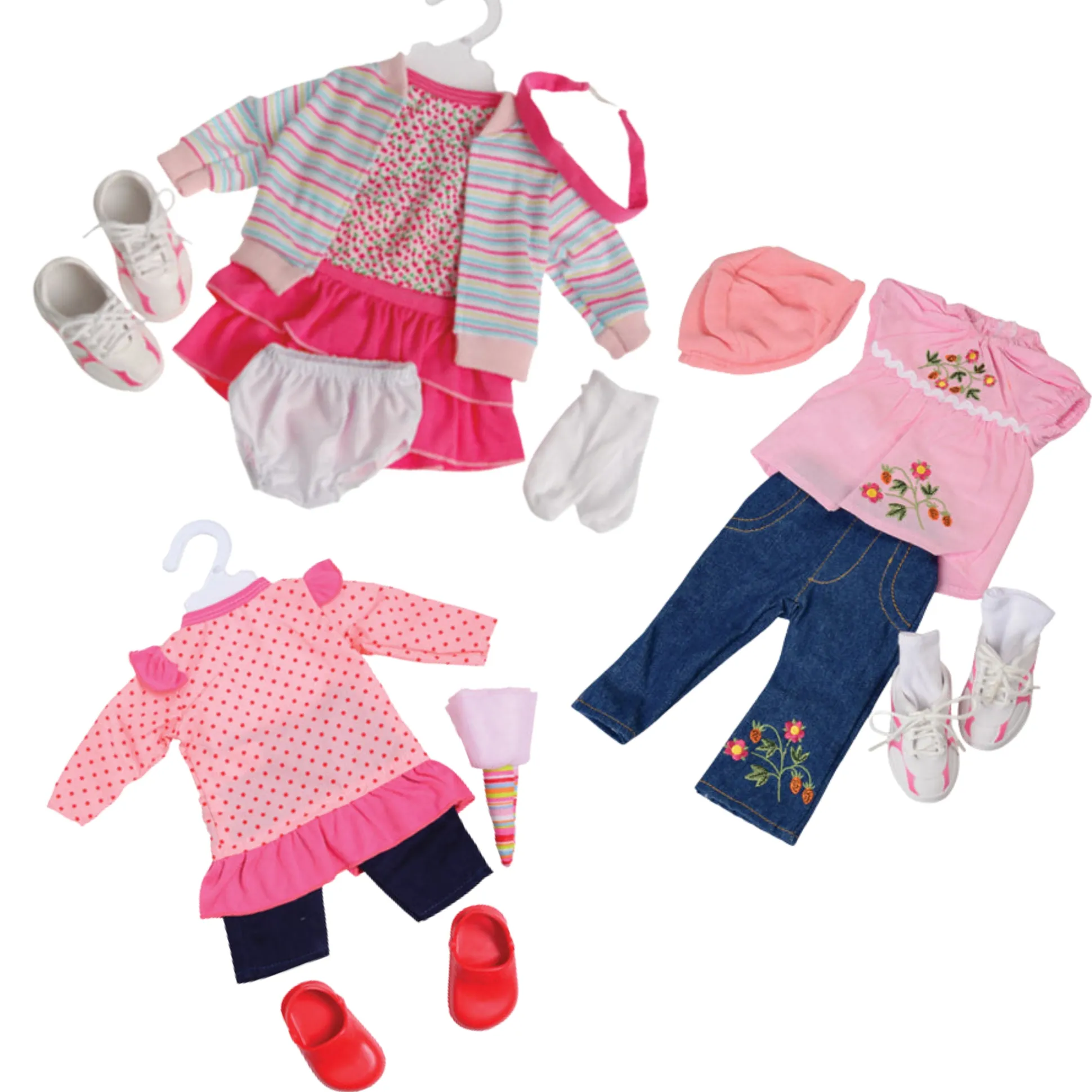 14"-18" Doll Clothes Everyday Fun Bundle