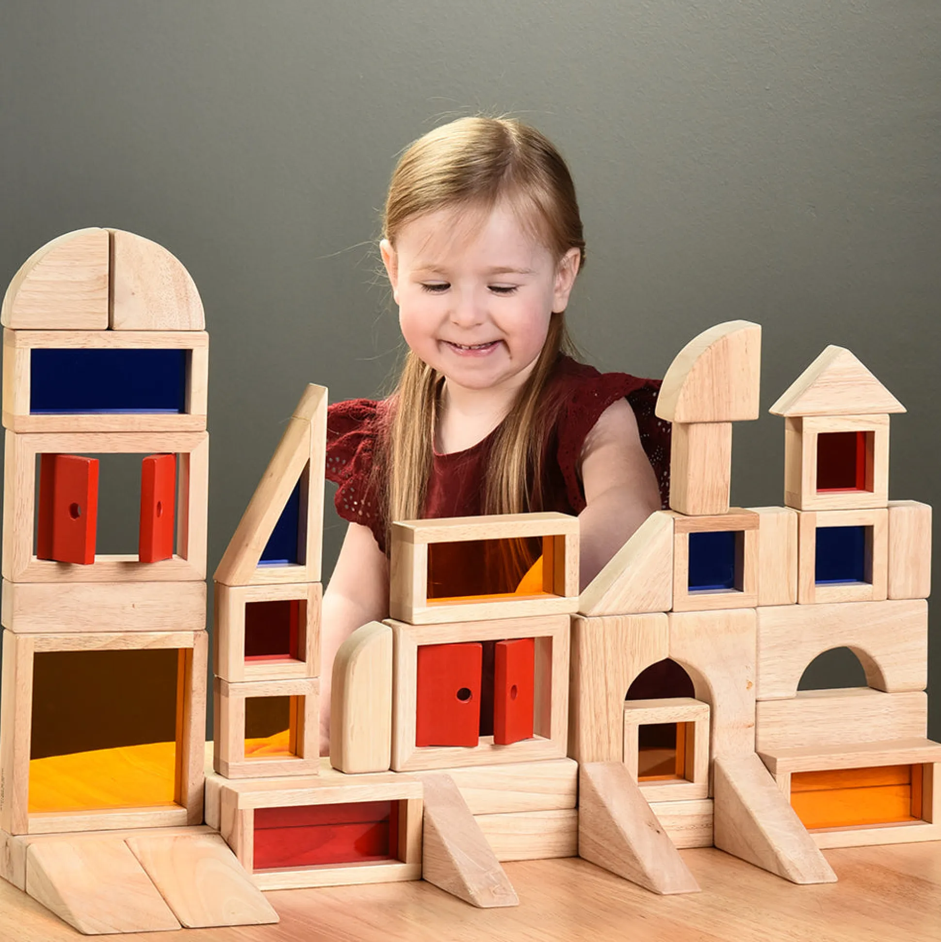 Door and Windows Wooden Block Set - 5 Piece Collection