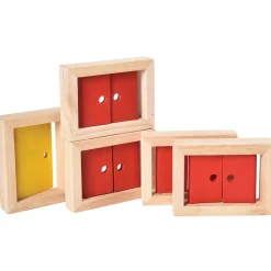 Door and Windows Wooden Block Set - 5 Piece Collection