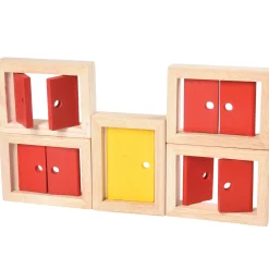 Door and Windows Wooden Block Set - 5 Piece Collection
