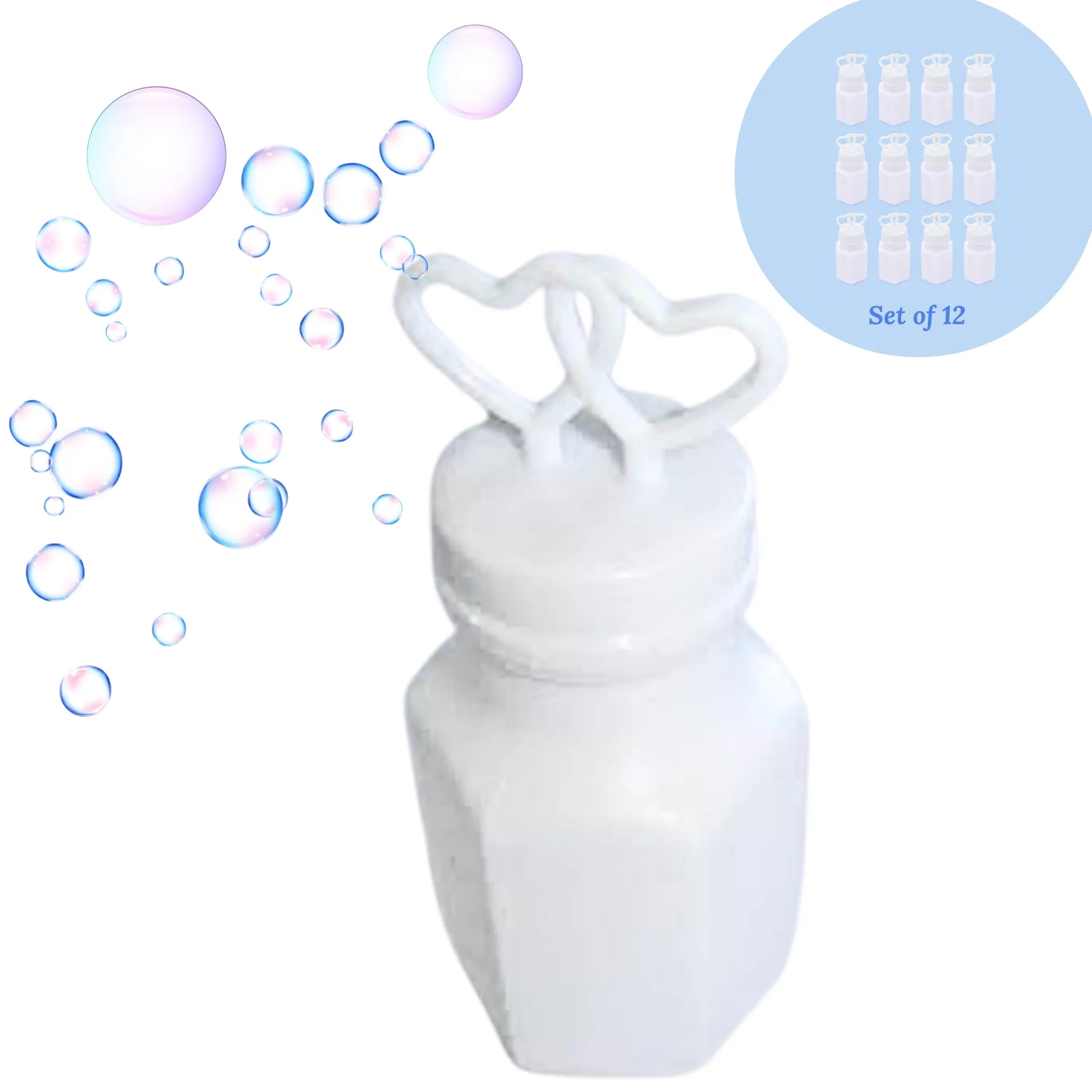 Double Heart Calm & Focus Bubbles - Set of 12