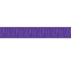 Double-Sided Purple Animal Print Trimmers - 36 ft