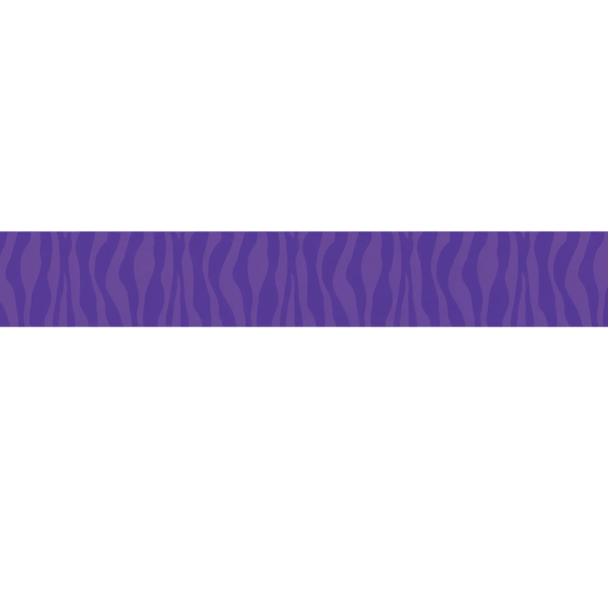 Double-Sided Purple Animal Print Trimmers - 36 ft