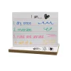 Dry Erase Reversible Lapboards - Set of 6
