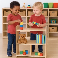 Dual-Access Toddler Shelf | GREENGUARD® Certified Storage Unit